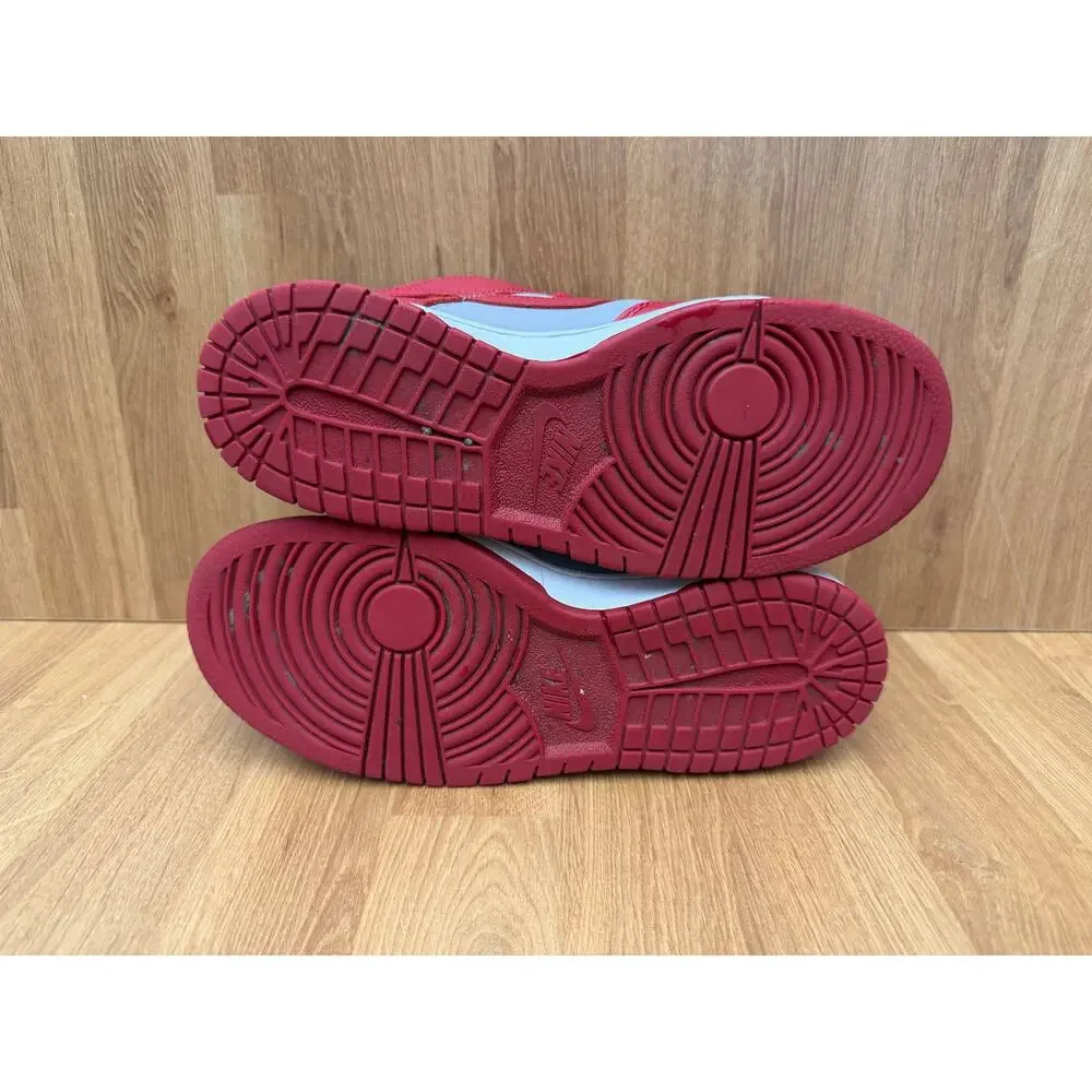 Nike Dunk Low Retro GS Wolf Grey University Red Size 5.5Y